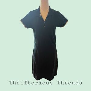 Burberry Black Polo Dress